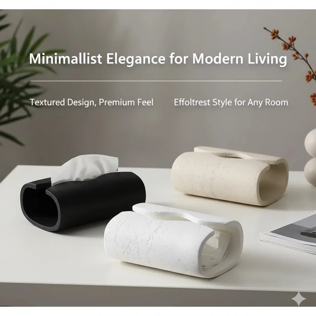 

Роскошная коробка для салфеток из пещерного камня, высококачественный креативный держатель для бумаги ваби-саби для гостиной, отеля, журнальный столик, офисный домашний декор