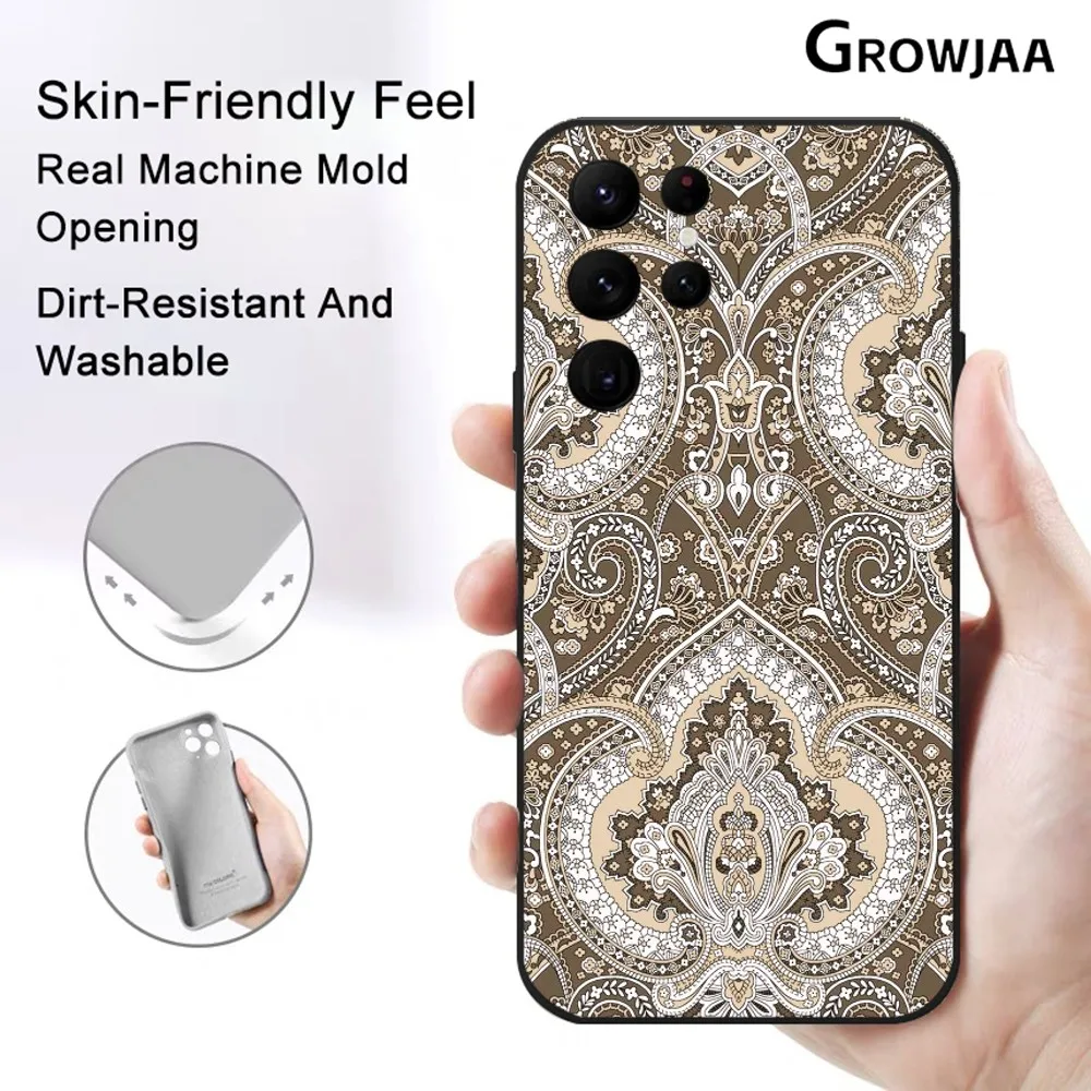 Medieval Norse Persian Fashion Phone Case For Samsung Galaxy S25 S24 S22 S23 Ultra S21 S20 Plus 5G Protective Silicone Funda