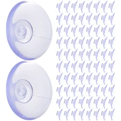 100Pcs Suction Cup Hooks Glass Table Tops Reusable Mini Suction Cups For Keys String Lights Storage ganization Multi Purpose