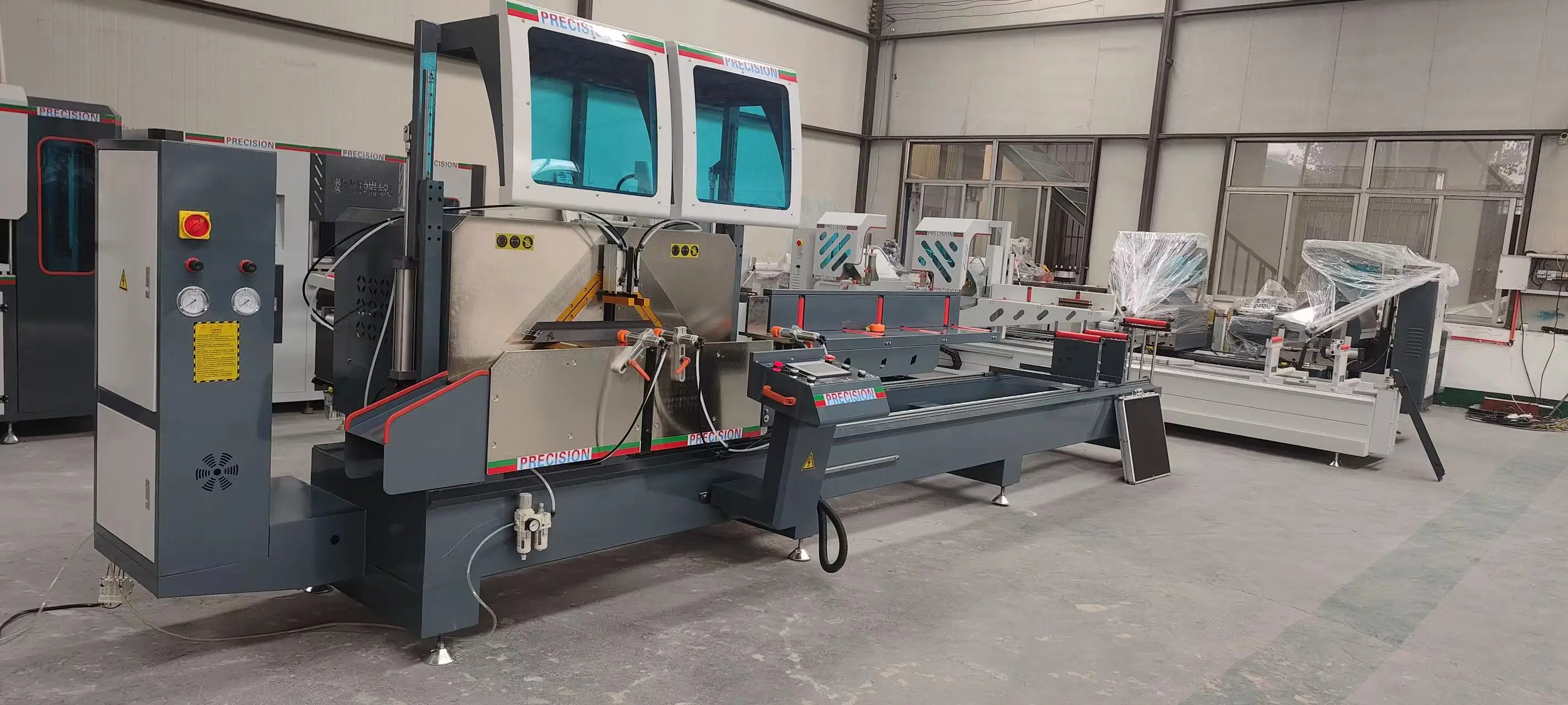 Supply Aluminum Profile Double-head Saw Aluminum Profile 45 Degree CNC Double-head Precision Cutting Saw
