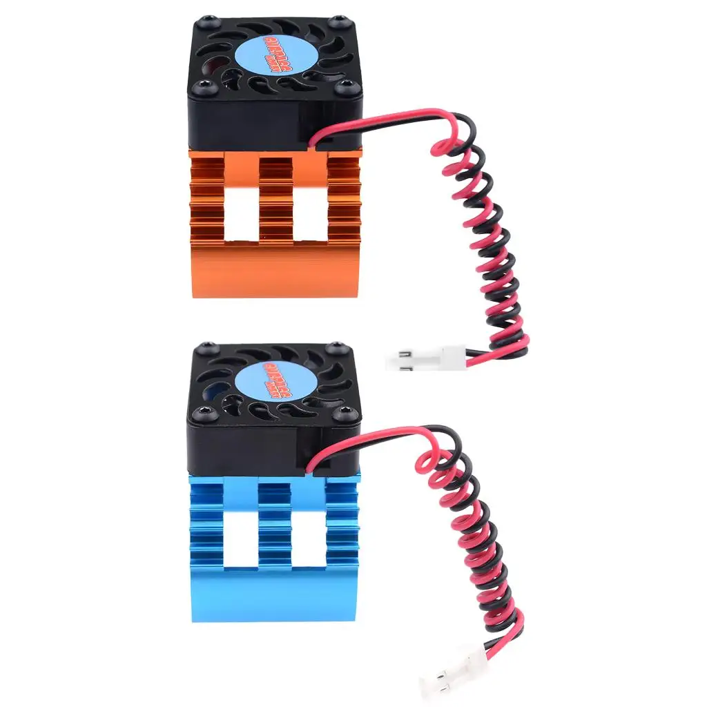 1 x Kühlkörpermotor-Lüfterzubehör für 1:10 RC-Motor 540 550