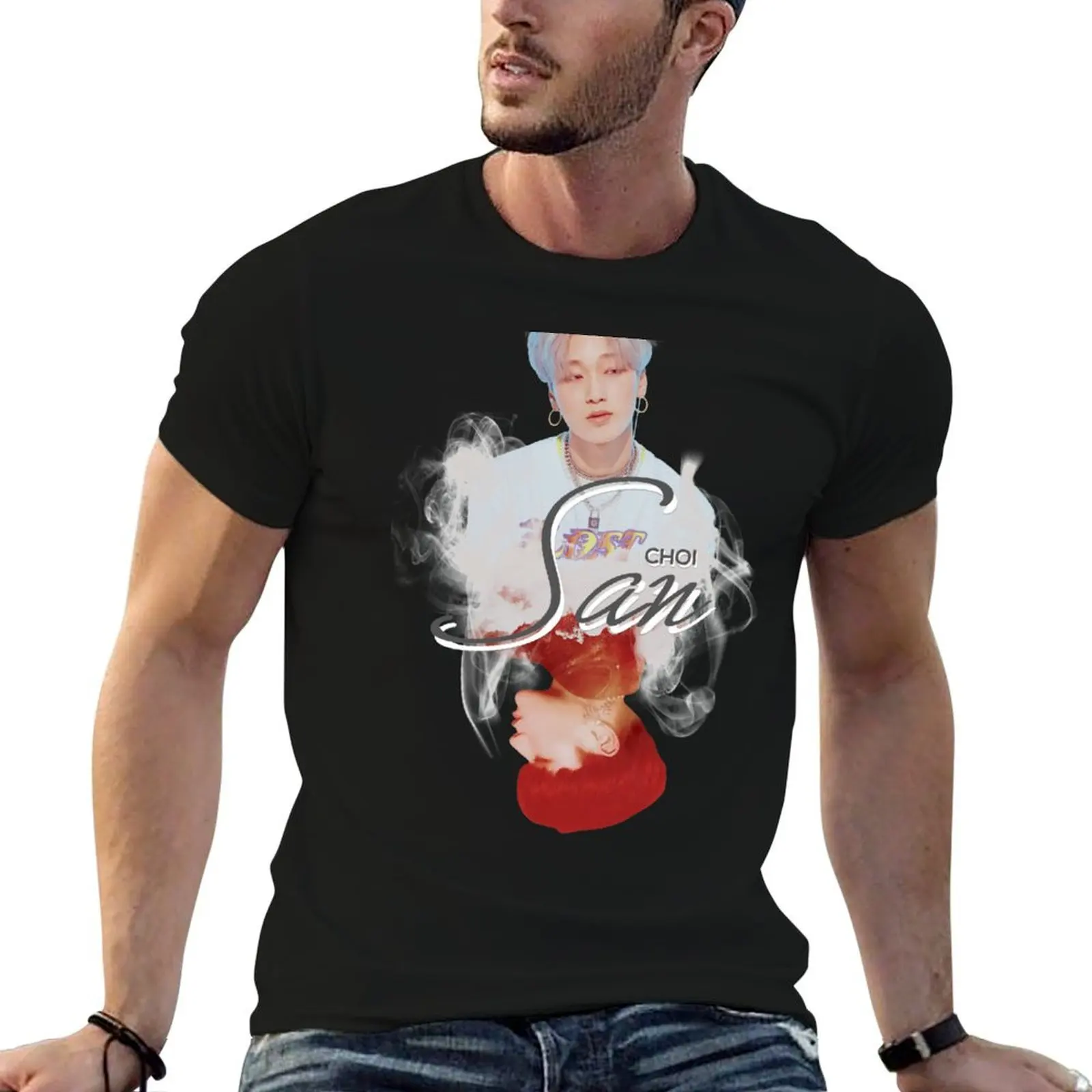 Ateez - San T-Shirt Outdoor Sports Lightweight Tee