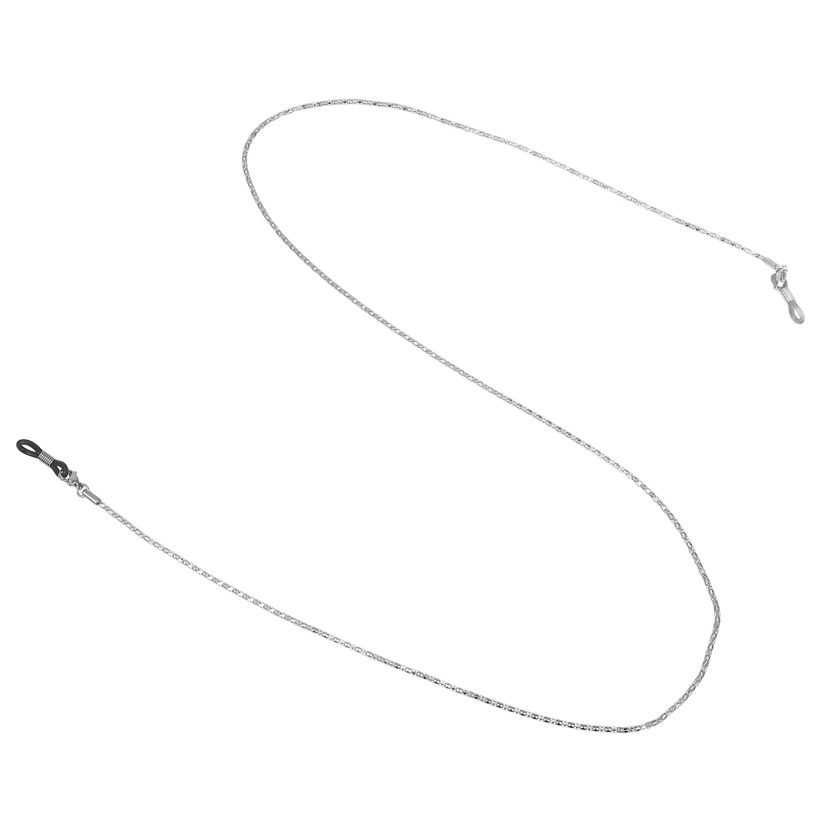 

Stainless Steel Snake Chain Eyeglass Holder Universal Light Glasses Chain Adjustable Silver Ends Eyewear