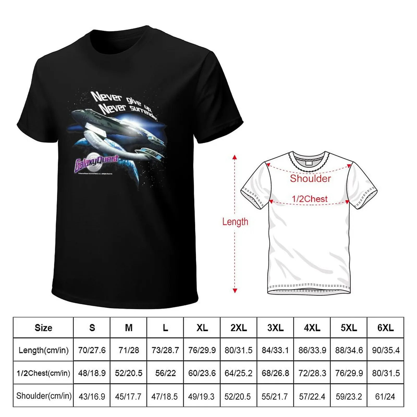 My Favorite People Galaxy Quest Never Surrender Gifts For Birthday T-Shirt Quick Dry Light Sports T-Shirt