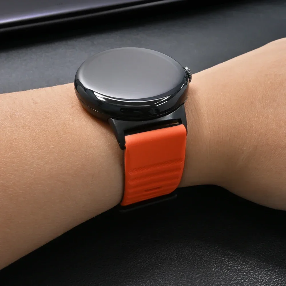 Силиконовый спортивный ремешок для Google Pixel Watch 3 45 мм, мягкий ремешок для Pixel Watch 3 45 мм, ремешок для часов