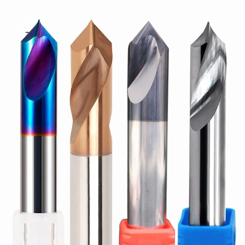 60° 90° 120° Spot Center Drill Bit HRC50‑55‑65 CNC Pilot Hole Chamfering Location Starting Machining Tool