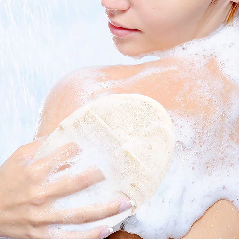 Loofah-Éponge de bain, douche, livres corporels, outil de récurage, tampon de brosse, dissolvant de chaleur, fournitures HOSupplies