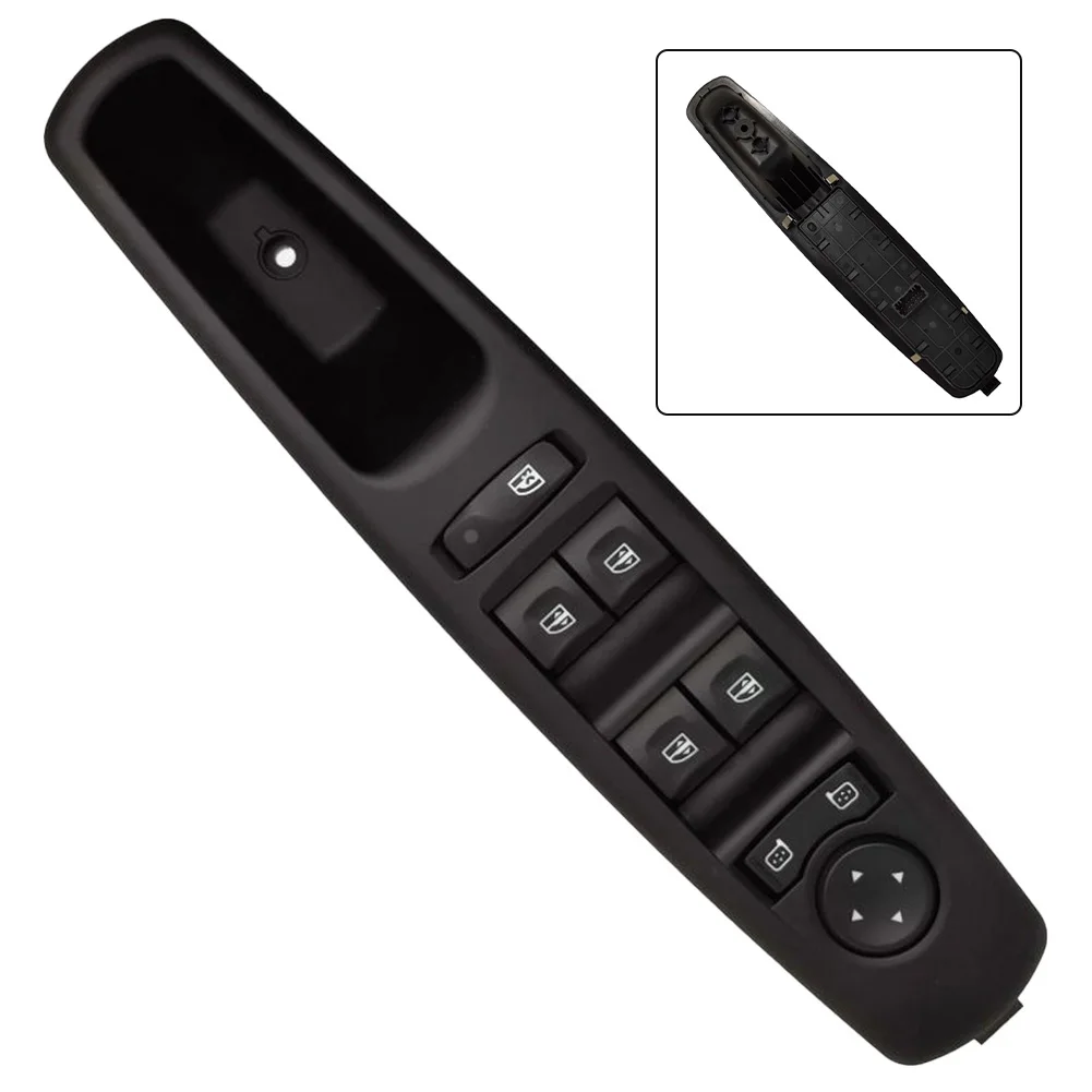 809610016R Driver Side Power Window Switch Button For Renault For Megane MK3 2008-2016 Black Plastic Replacement Interior Contro