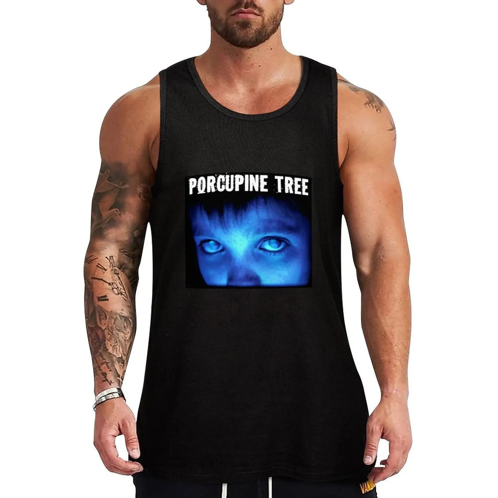 

Copy of Keep Calm and Listen to porcupine tree white Tank Top Performance Stretch Tank Top Athletic Workout Wear