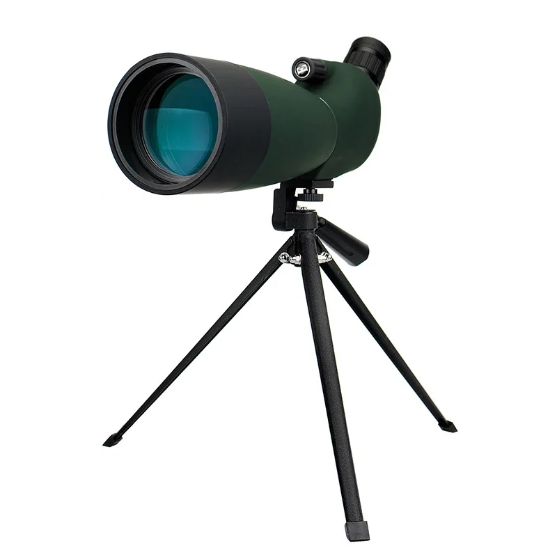 Birdwatching Mirror Military Green Zoom High Magnification 25-75 Times 70mm Target Mirror + Tripod SV28 25-75x70mm