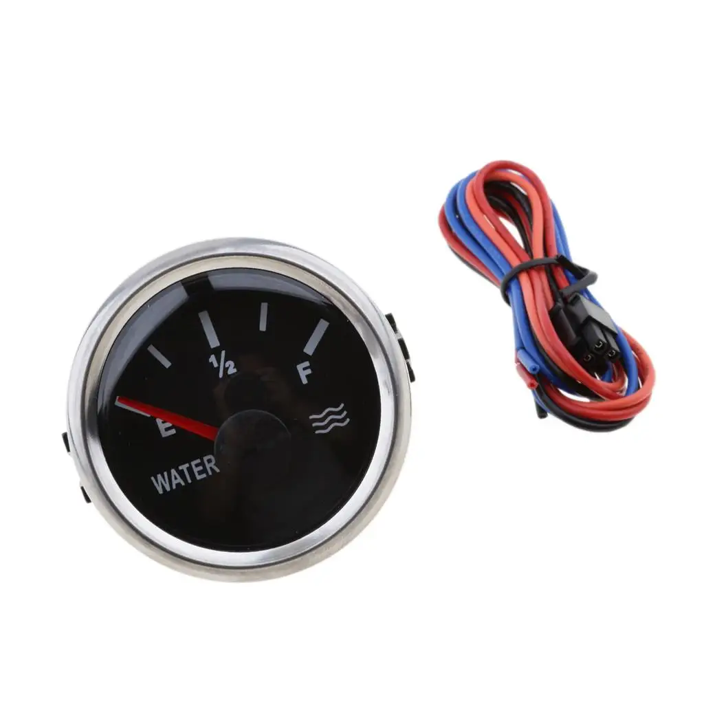 Marine 2' 52mm Waterproof Protection Whit Water Level Gauge for Inflatable Boat White Canoe Kayak Dinghy Accessories