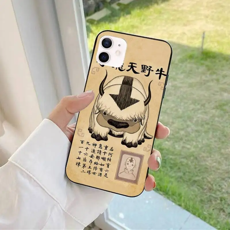 Appa Yip Yip Avatar Phone Case for iPhone 11 12 13 Mini Pro Max 8 7 6 6S Plus X 5 SE 2020 XR XS Funda Case