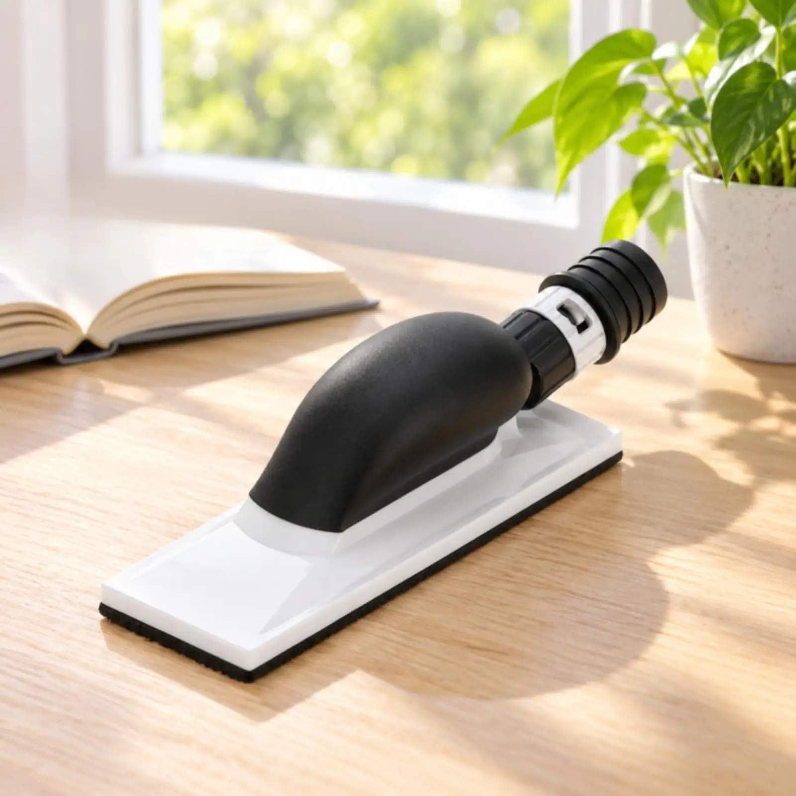 Handheld Vacuum Sanding Board Easy to Handle Sanding Board with Dust Extraction Connector for Woodworkers, Surface Finishing