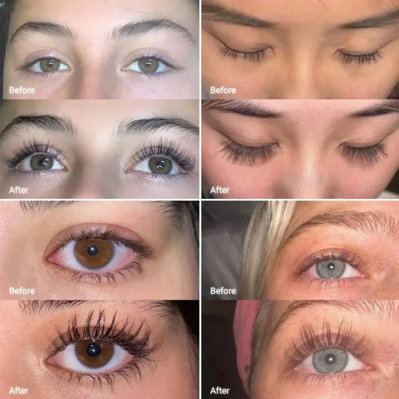 Mascara Voor Dames, Zachte, Langdurige Vlekvrije Natuurlijke Verlengende Zwarte Schoonheidskrul En Volume Mascara Met Wimperborstel