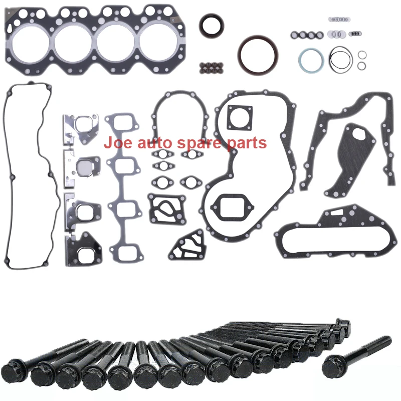 14B Engine Full gasket set kit cylinder head bolt nuts screw for DAIHATSU DELTA TOYOTA COASTER DYNA 200 3.7 d 3.7L 04111-56070