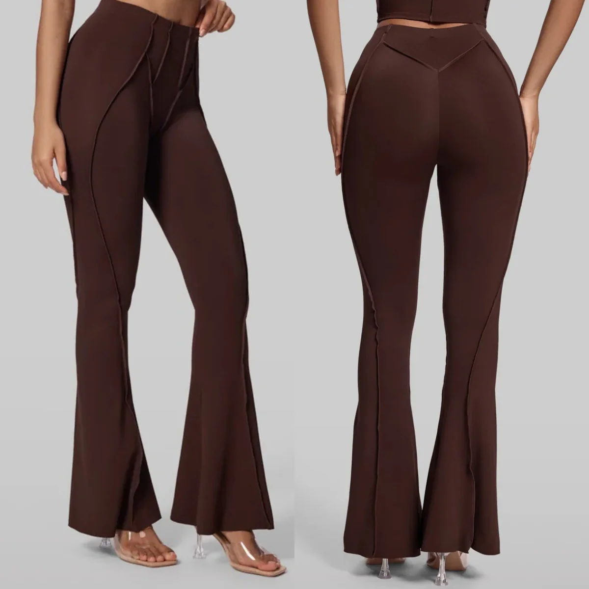 

Yoga Pants Three-dimensional lines High Waist Wide Leg Pants Breathable Gym Casual Sports fitness flared Yoga Leggings Female