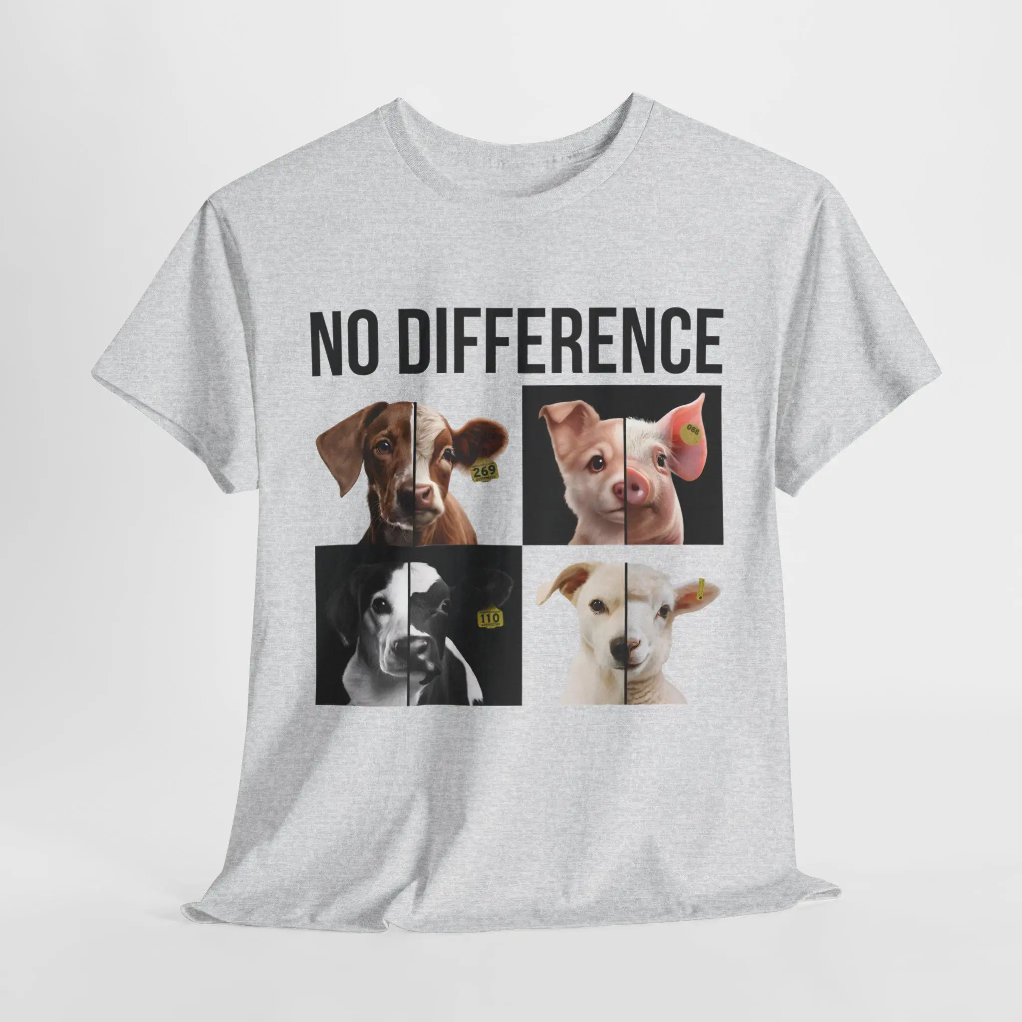 Novelty Vegan Animal Rights Men T Shirt Cotton Tee Women Oversize Loose Summer O-Neck Casual Streetwear Humor Funny Tops view 3