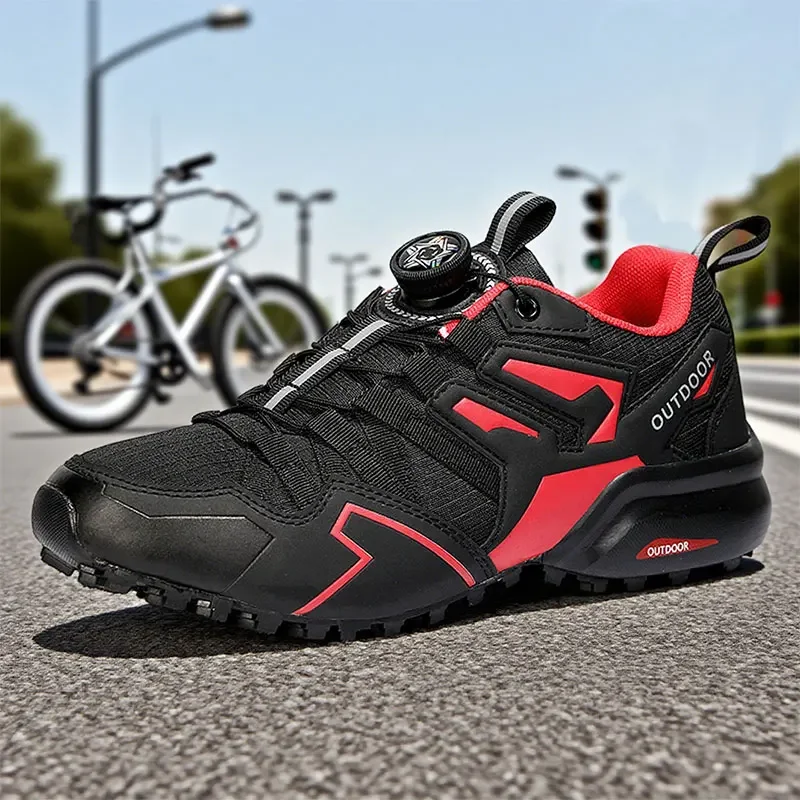 New Men's Hiking Shoes Cycling Shoes Swivel Buckle Shoes Durable Outdoor Sports Men's Trekking Outdoor Shoes Mountaineering Hunt