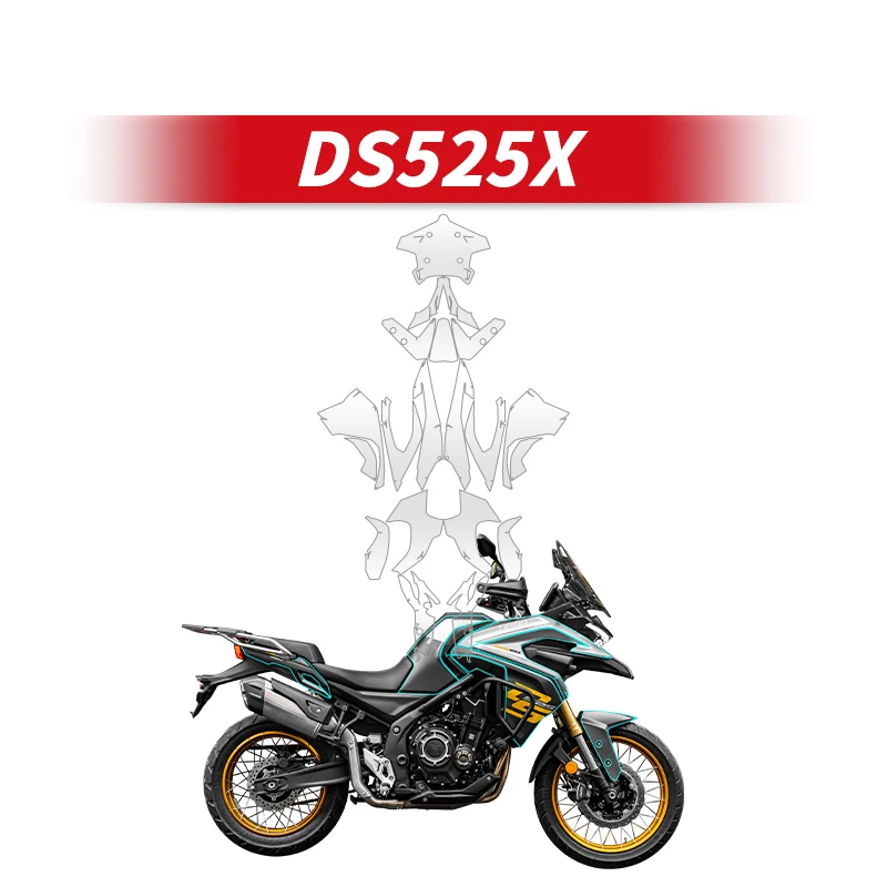 For VOGE DS525X  525X Motorcycle Full Body Transparent Protective Film Fairing Kits Of Bike Accessories Protection TPU material