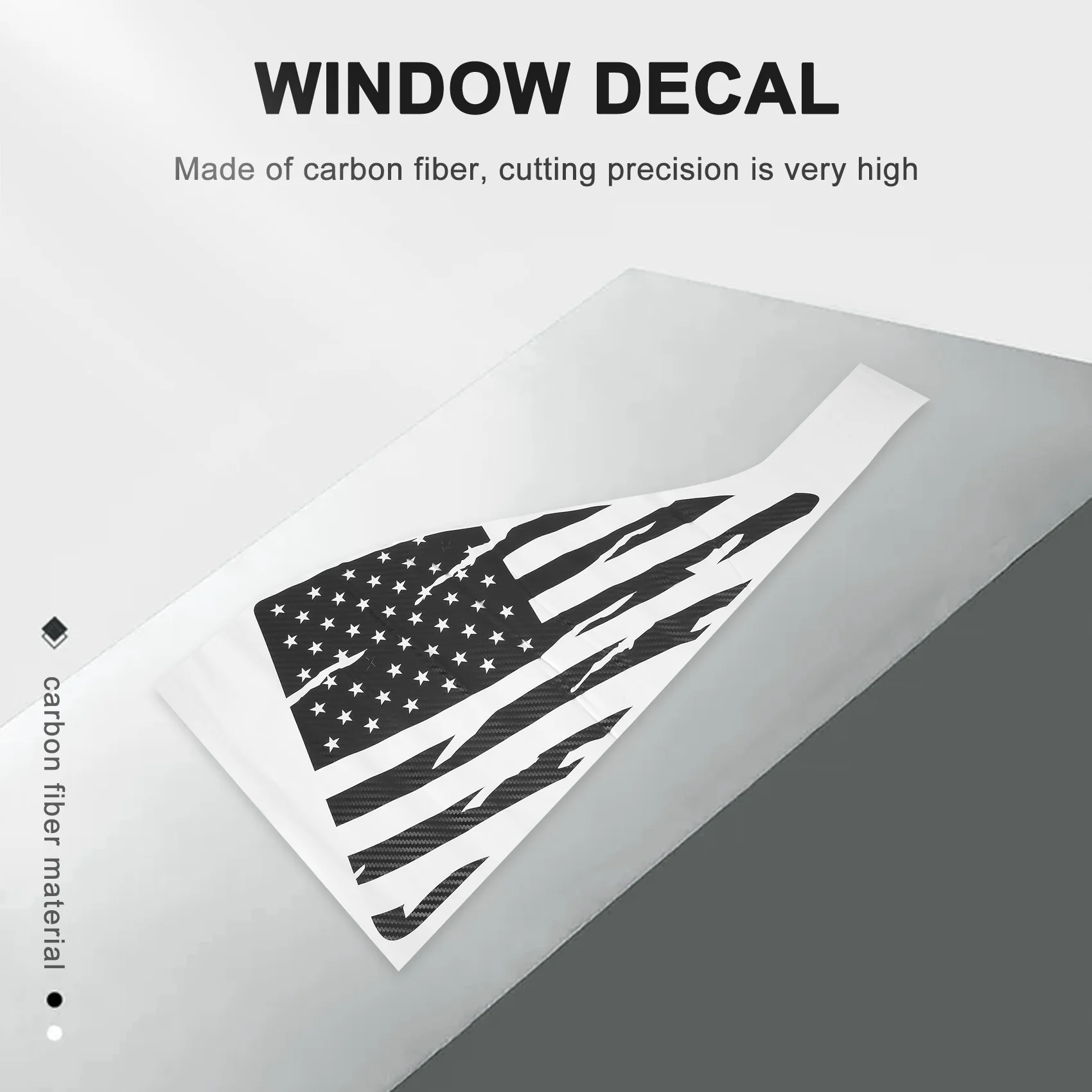 Reliable-Window Decal Carbon Fiber Rear Window Distressed Flag Sticker For  Camaro 2010 2011 2012 2013 2014 2015