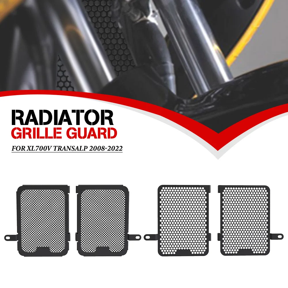 

For Honda XL700V XL 700 V Transalp 2008-2022 Motorcycle Accessories High Quality Radiator Grille Guard Grill Protection Cover