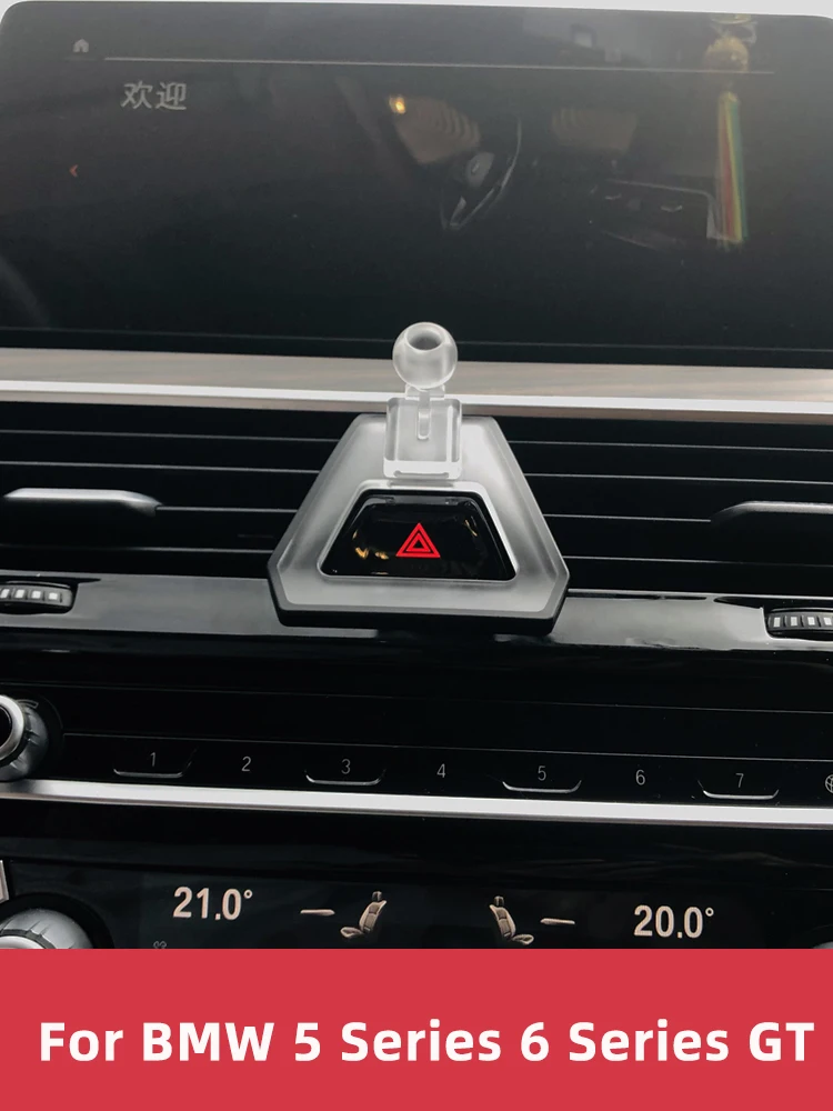 Car Phone Holder For 2018-2023 BMW 5 6 Series GT G30 G31 G32 Air Outlet Magnetic Mount Stand GPS For Magsafe Accessorys
