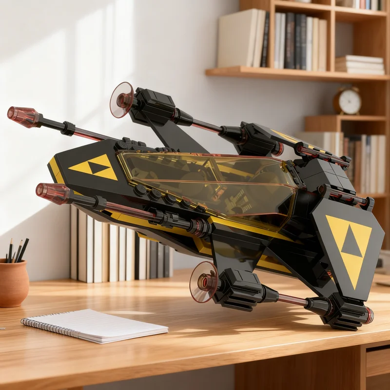 171 個 MOC スペースブラックトロン I アグレッサーモデルビルディングブロック建設クリエイティブ DIY おもちゃアイデア教育クリスマスギフトレンガ