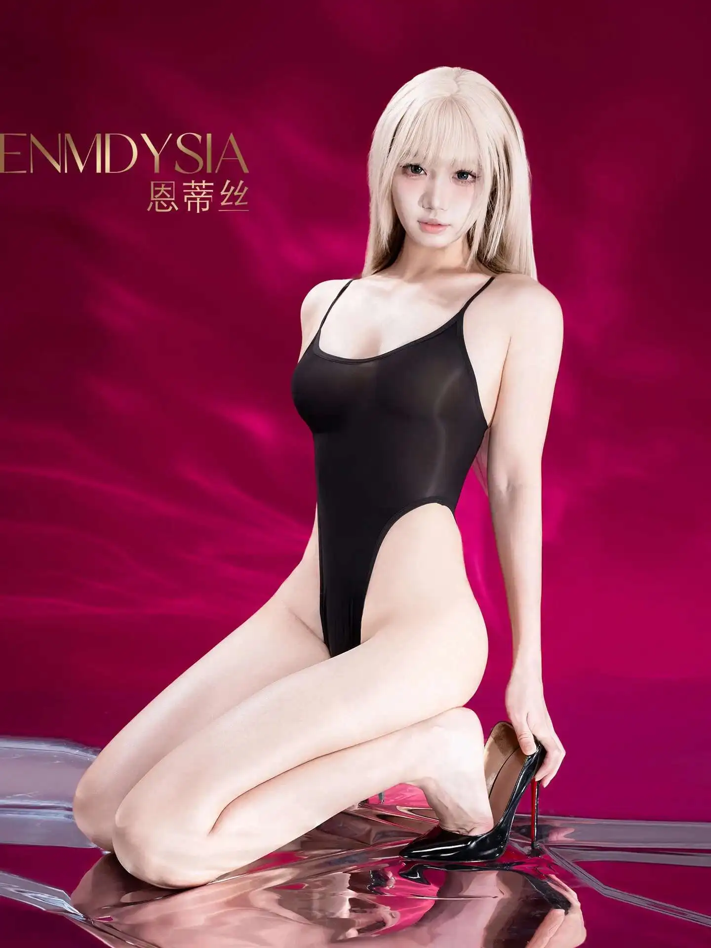 Maillot de bain Ultra-fin à bretelles brillantes, fente haute, haute élasticité, transparent, sans couture, soyeux, Sexy pour femmes, barboteuse, vêtements Body, Z7FS