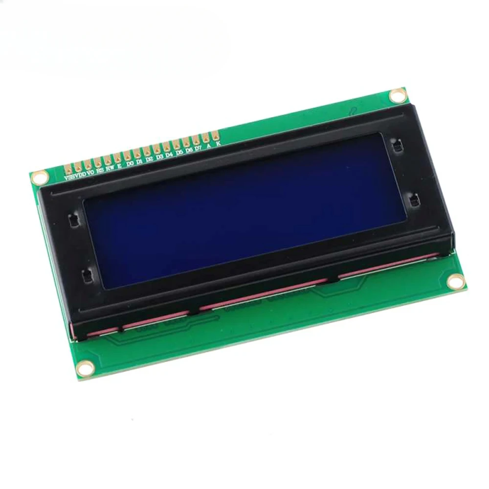 2004 LCD Display Module 20x4 Character Blue Backlight 5V AIP31066 Controller Compatible with Arduino Board Home Office Setup