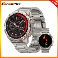 KOSPET TANK T3 Ultra 2 GPS Smart Watch Men Compass Altimeter Barometric 5ATM IP69K Waterproof  60 Days Battery Bluetooth Call