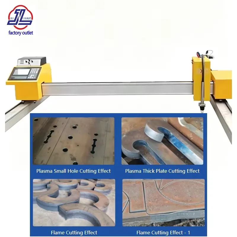 Industrial Gantry CNC Plasma Cutting Equipment For Thick MS SS Aluminum Sheet Cutting Custom Power Supply