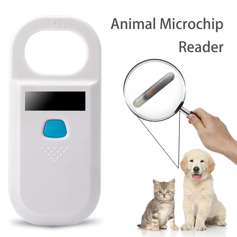 134.2KHz Pet ID Scanner Rechargeable Animal Microchip Reader for Dog Cat EMID FDX-B(ISO 11784/11785)