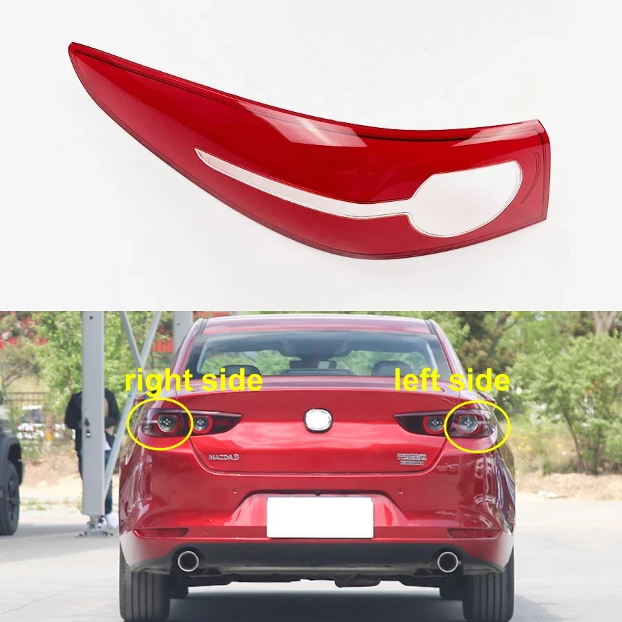 

For Mazda 3 Axela 2020 2021 2022 Car Accessories Outer Taillight Shell Tail Lamp Cover Brake Lights Mask Plexiglass