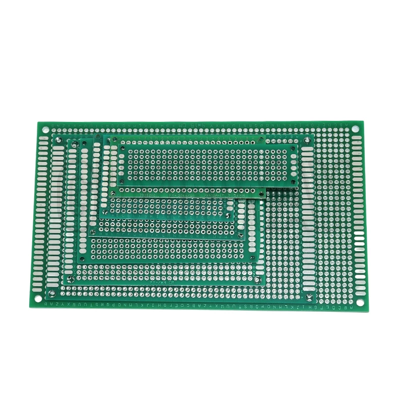 PCB Board Prototype Board Green 2x8/3x7/4x6/5x7/6x8/7x9/8x12/9x15cm Double Sided Circuit Boards For DIY Soldering Project