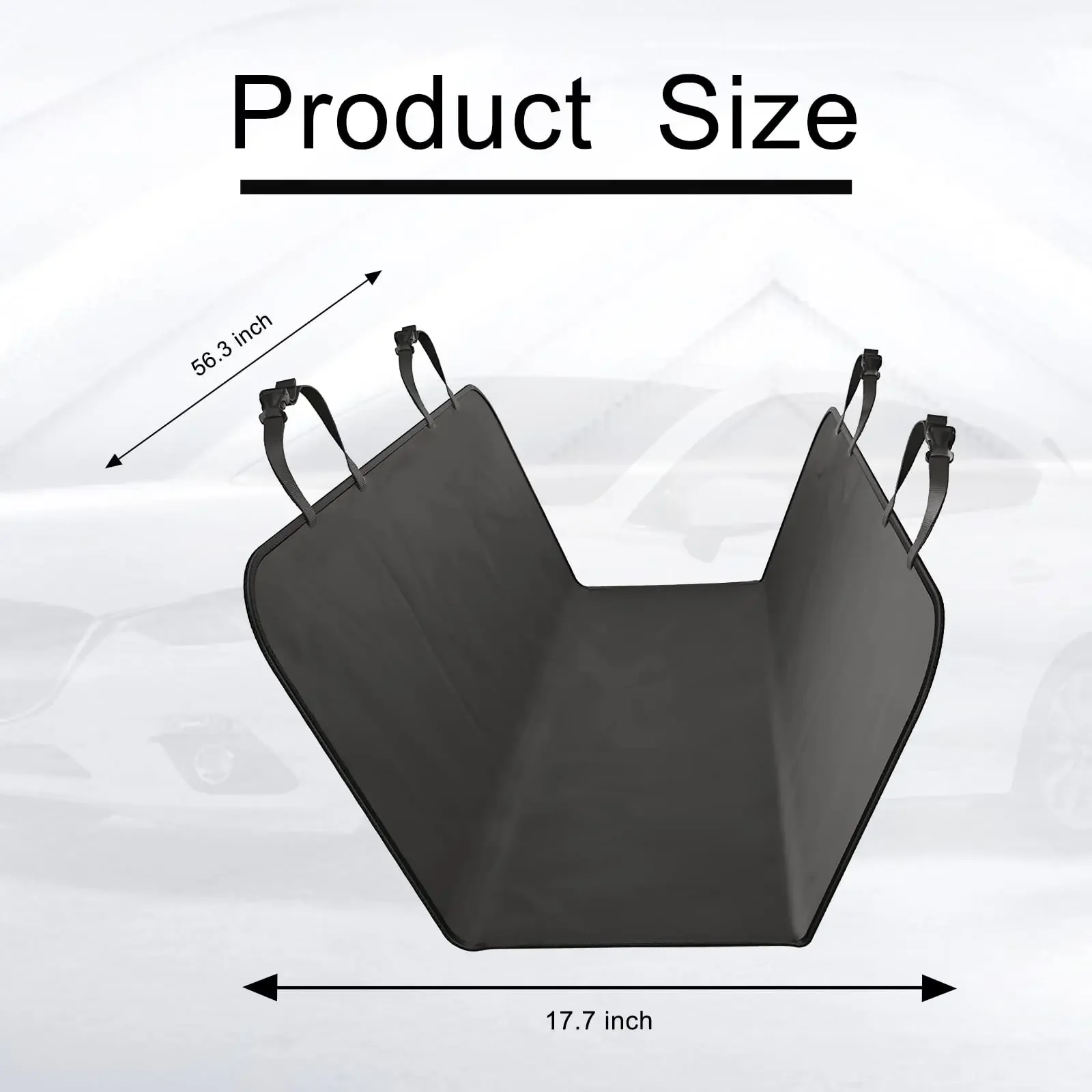 Universal Size Outdoor Travel Durable Waterproof Scratchproof Against Dirt Dog Back Seat Cover