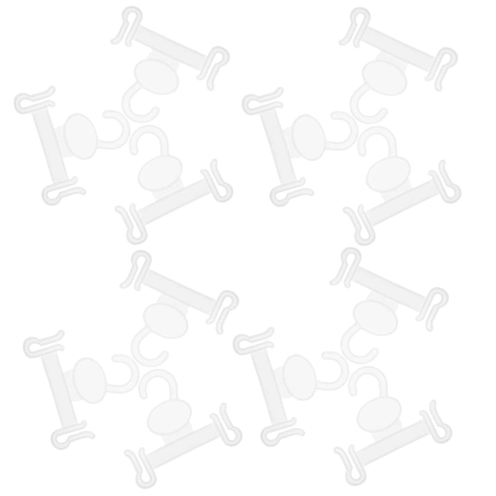 

100pcs Slippers Sandal Hooks Spacesaving Shoe Organizer Hanger Retail Display Wall Mount Storage Solution