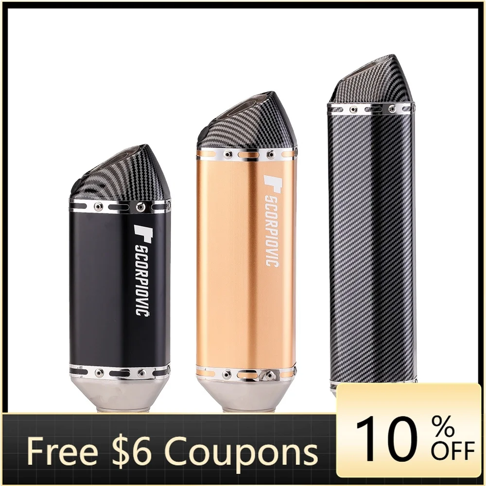 

STLF 36-51MM Factory Universal Steel Muffler Exhaust Premium 370MM