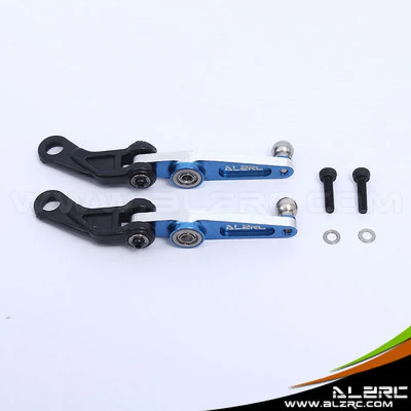 ALZRC 450 Sport metal stability control arm / blue HS45008 Track Shipping