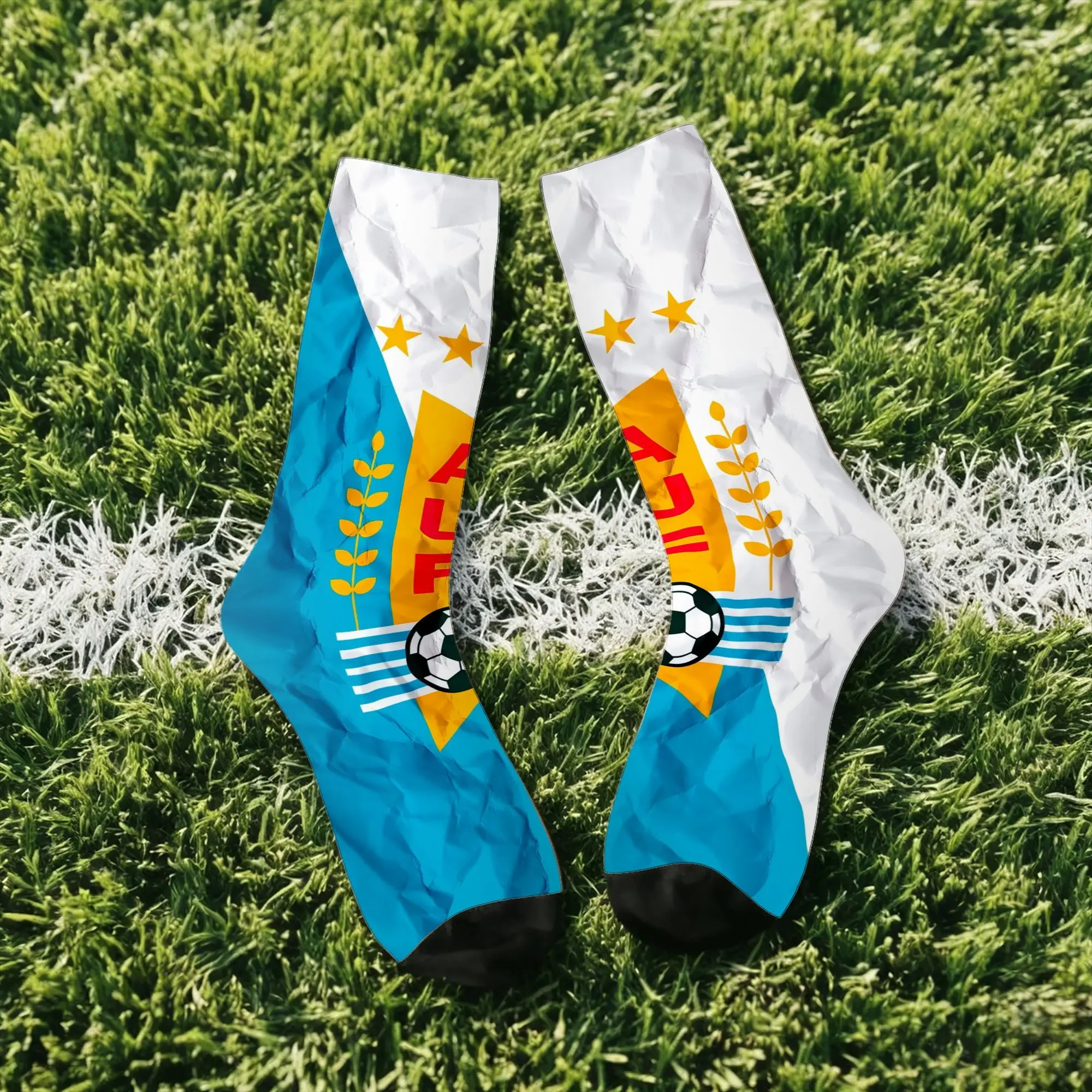 Happy Funny Uruguay Vintage Harajuku  Street Style Novelty Seamless Sock Match Day Essentials
