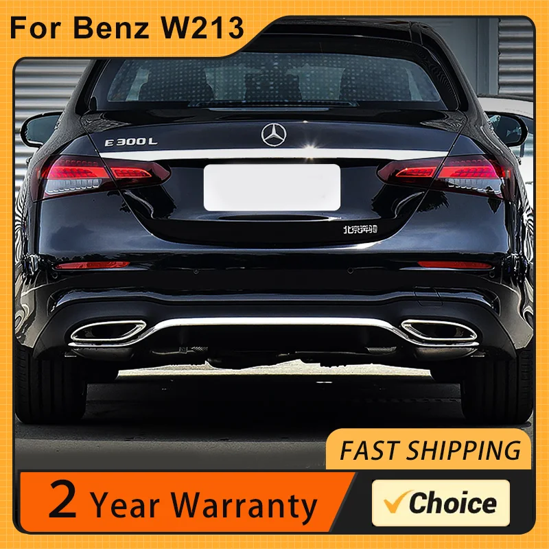 

Для BENZ W213 светодиодный задний фонарь 2020-2023 E260 E300 задний противотуманный тормозной сигнал поворота автомобильные аксессуары