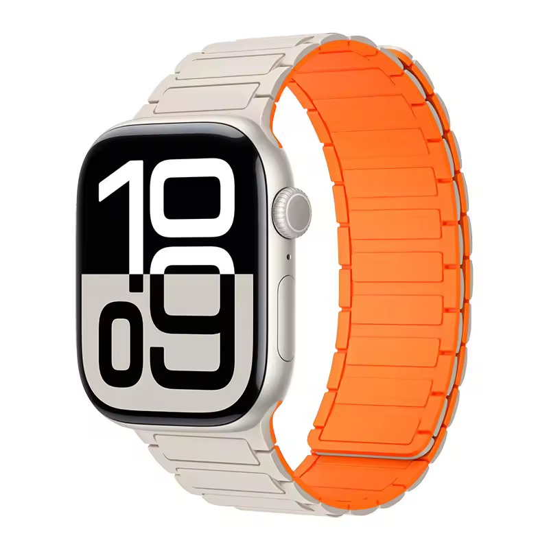 Magnetic Silicone Band for Apple Watch Ultra 3 2 49mm 46mm 42mm 45mm 44mm 40 41mm Strap IWatch Series 11 10 9 8 7 6 SE Bracelet - Image 25