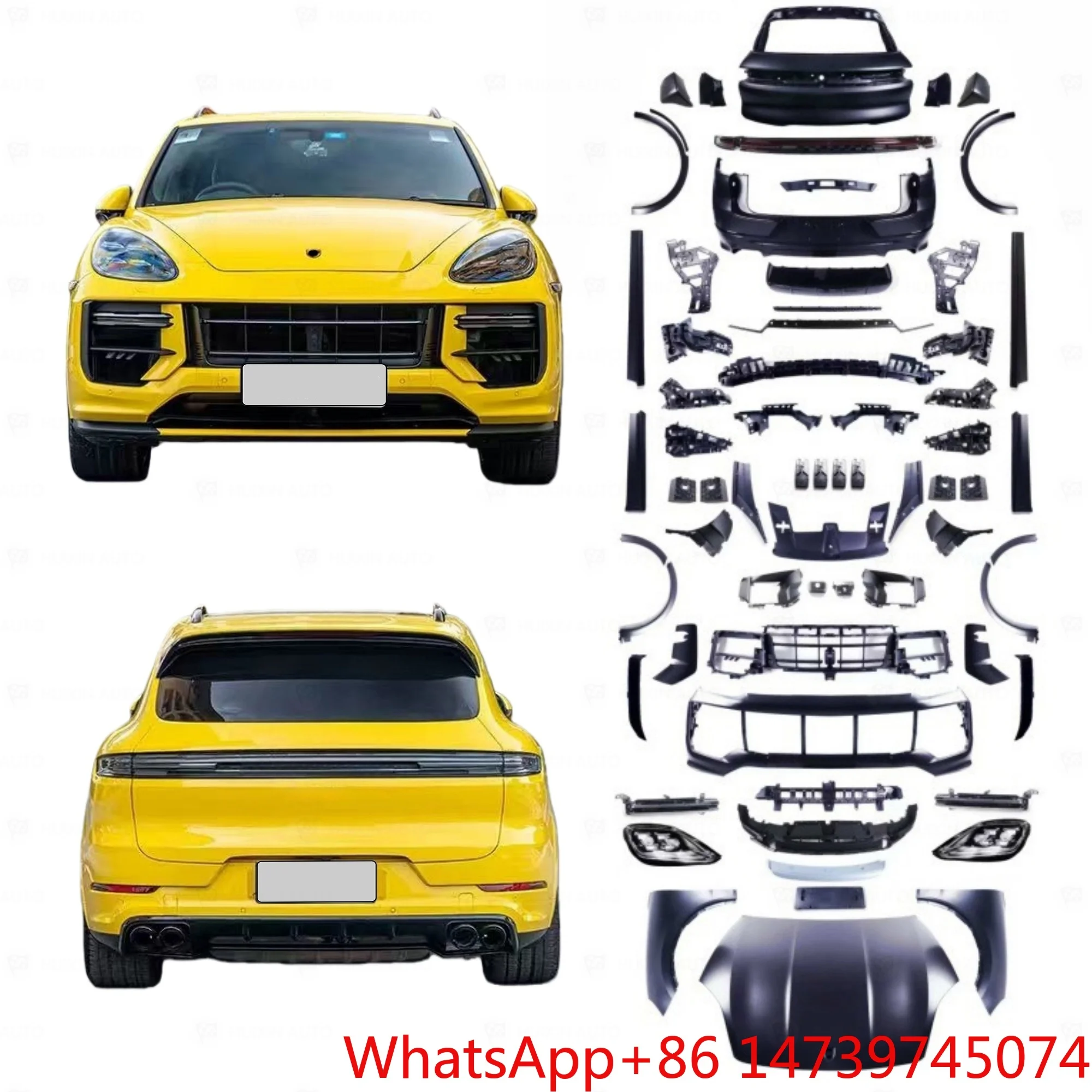 Custom Plug And Play Facelift Body Kit 958.1 2011-2014 Upgrade To 9Y0.2 2025 Matrix Headlight Bumper AssemblyFull Car Body Kit C