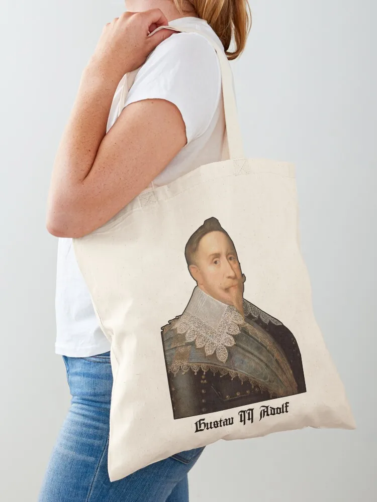 

Gustavus Adolphus of Sweden Tote Bag custom fabric bag shopping trolley bag canvas tote shopper bags