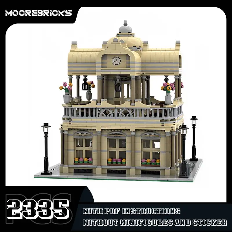 Creative Expert Modular N. IV Model Advanced Bricks MOC-115345 City Architecture Building Blocks Brick Children's Compatible Toy