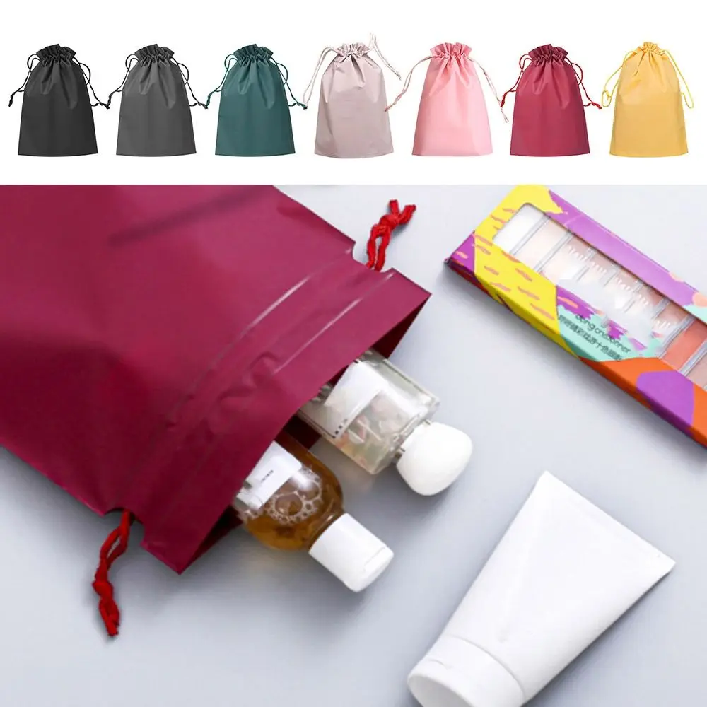 Multicolor Storage Bags Matte PE Travel Bundle Pocket Shoes Package Clothing Classified Drawstring Bag