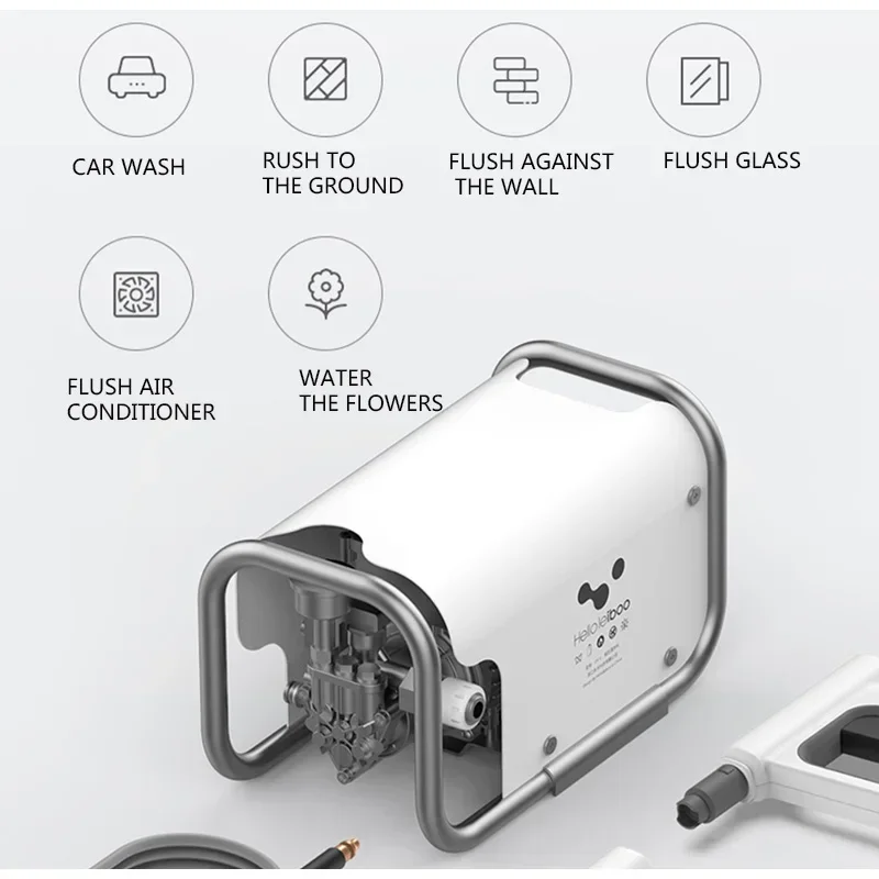 2025 Portable Car Washing Machine Pressure Water Gun Sprayer 220V Car Washing Machine Water Pump Foam Generator Washing Machine