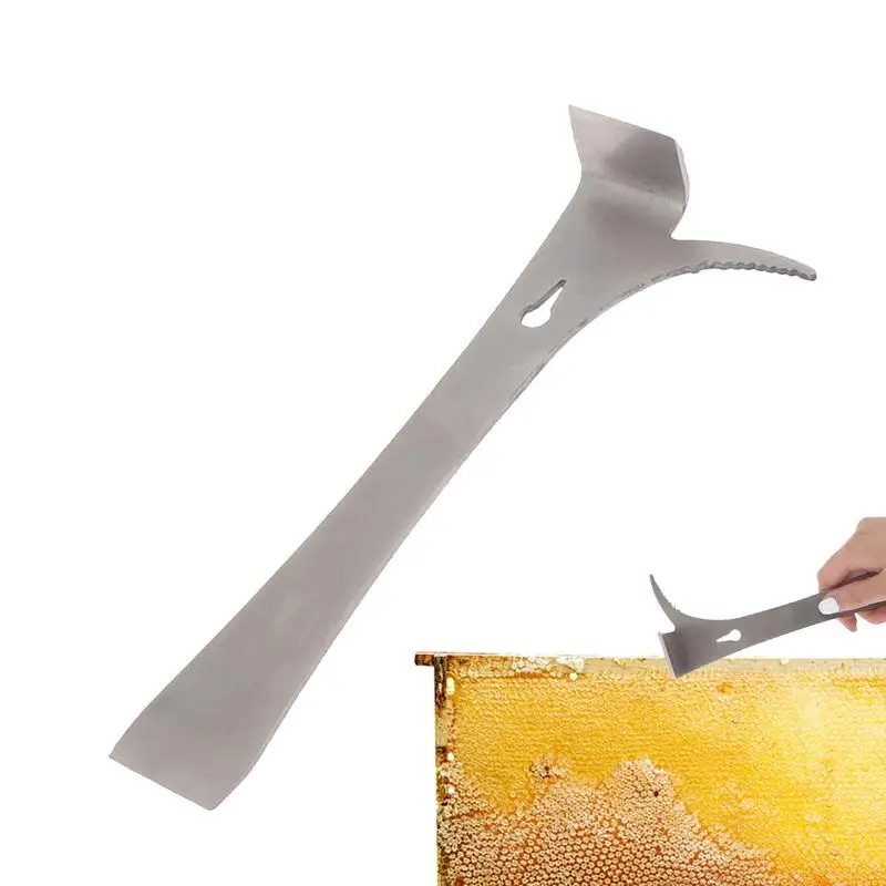 Beekeeper Hive Scraper Multifunctional Stainless Steel Scraper Tool Wear-Resistant Rust-Proof Hive Scraper Portable Beekeeping
