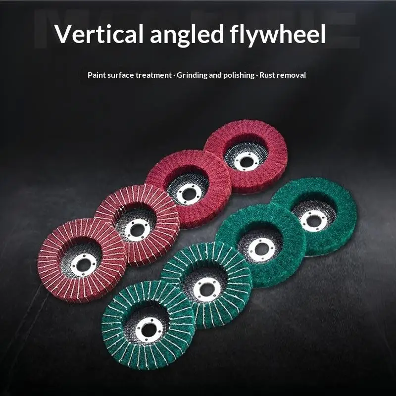 1PCS  Non-Woven Flap Polishing Wheel Disc For Angle Grinder Metal Wood Rotating Grinding Wheel Home DIY Polishing Tool