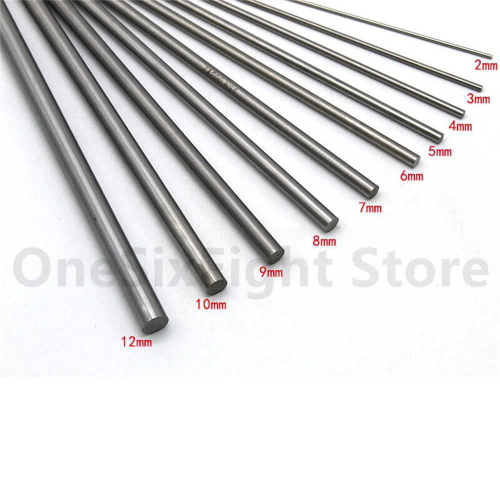 Silver Steel Ground Shaft Rod Round 2mm 3mm 4mm 5mm 6mm 7mm 8mm 9mm 10mm 12mm