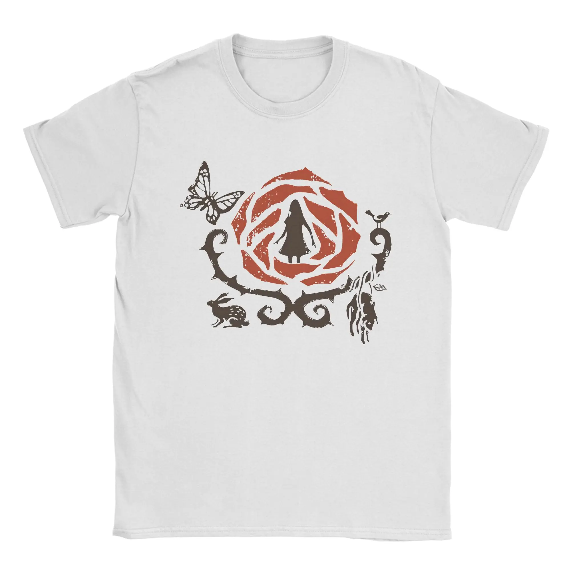 Camiseta Rule Of Rose Alice, camisetas de algodón puro para la playa para hombre, camiseta informal de moda, ropa Vintage de manga corta